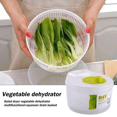*New Large 3Ltr Manual Salad Spinner, Dryer image 1