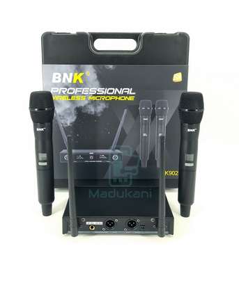 BNK BK902 UHF Dual 2 Channel Wireless Microphone System image 3