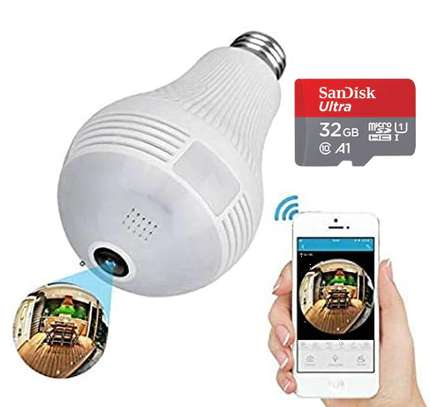 Bulb Cctv Camera Wifi Enabled With 32B Memory card. image 1