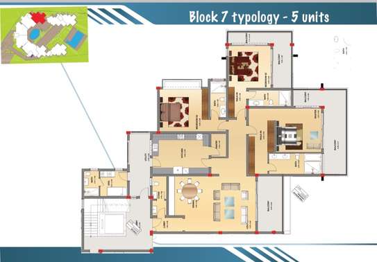 3 Bed Apartment with En Suite in Watamu image 13
