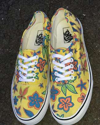 Vans Slip-On Shoes Multicolor Bear Embroidery image 3