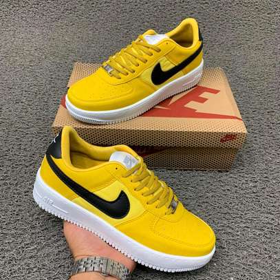 Yellow Nike Air Force 1 Utility in 