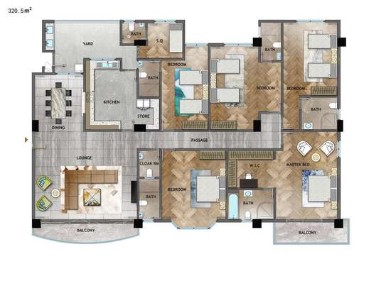 5 Bed Apartment with Aircon at Oloitoktok image 4