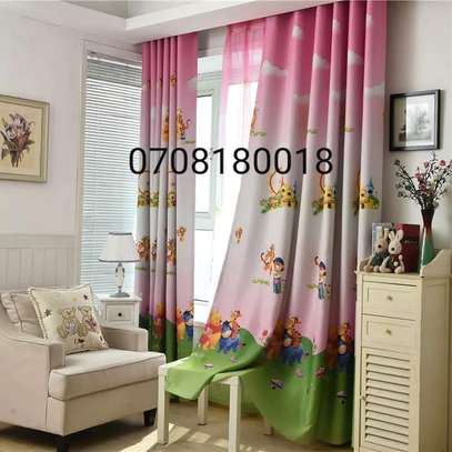 Beatiful  cartoon  curtain affordable. image 5