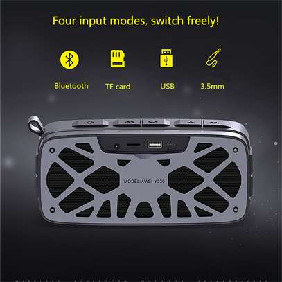 AWEI Y330 Wireless Bluetooth Speaker Dual Units FM image 3