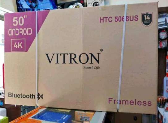 50 Vitron smart UHD 4K Frameless +Free TV Guard image 1