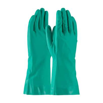 Green Nitrile Chemical Resistant Gloves image 9