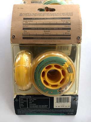 HYPER SUPERLITE INLINE SKATE WHEELS SPARE SET image 1