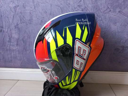 SMK Stellar Wings Sports Bike Helmet image 1