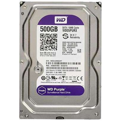500gb WD Purple Surveillance Hard Disk image 1