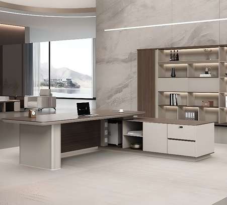 Office Desk: 1800mm Modern L-Shaped Corporate Desk image 6