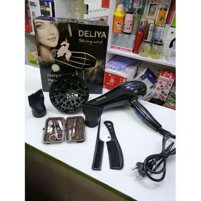 Deliya Professional Hair Dryer Salon Nozzle Travel Beauty image 1