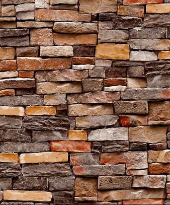 Stone textured Brick wallpapers image 11