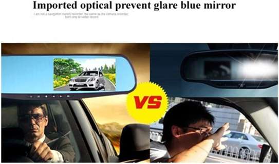 12'' Mirror Dash Cam Front and Rear image 2