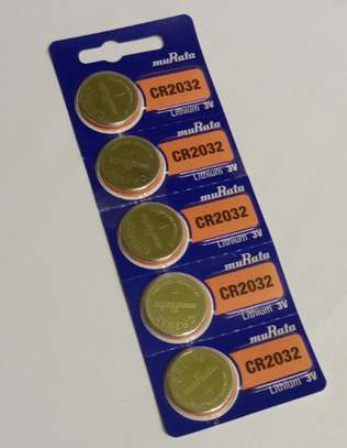 Murata CR 2032 lithium primary (LiMNO2) coin cell batteries image 1