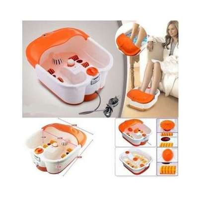 Professional Foot Spa Footbath Massager SQ 368 Orange And White image 1