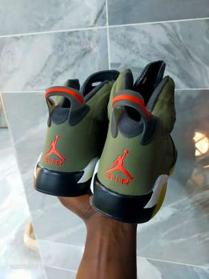 Air Jordan 6  Jungle Green Mens Sneakers image 2