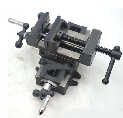 HEAVY DUTY CROSS FLAT VISE(3",4",5",6"&8") FOR SALE image 1