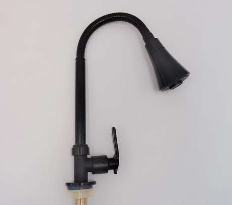 Matte Black Kitchen tap flexible Sprayer image 2