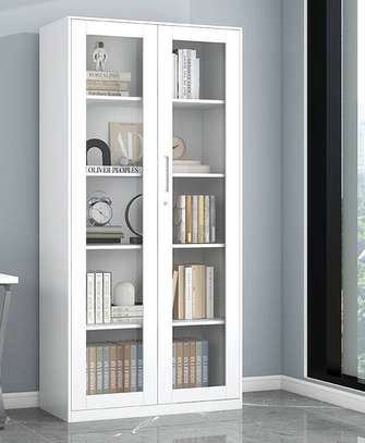 Office cabinet: 2 Door Glass Office Filing Cabinet image 4