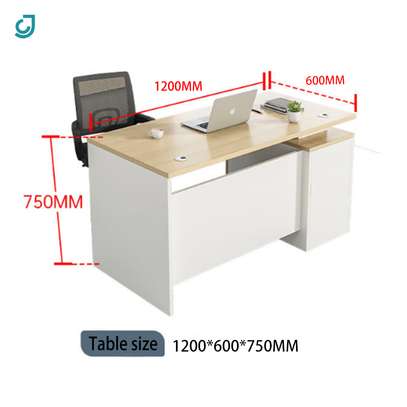 Office Desk: Executive Desk With Spacious Sturdy Top image 3