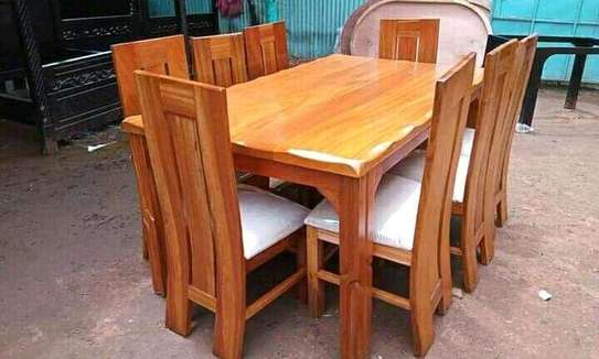 Solid wood Mahogany dining set image 4