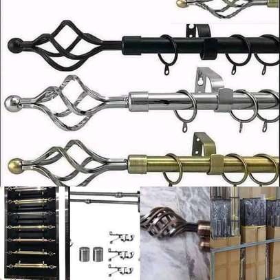 ADJUSTABLE/EXTENDABLE CURTAIN RODS image 1