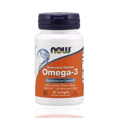 Now Omega-3 Molecularly Distilled, 30 Softgels image 1