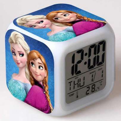 Cartoon branded alarm clock - 10*10*10cm image 2