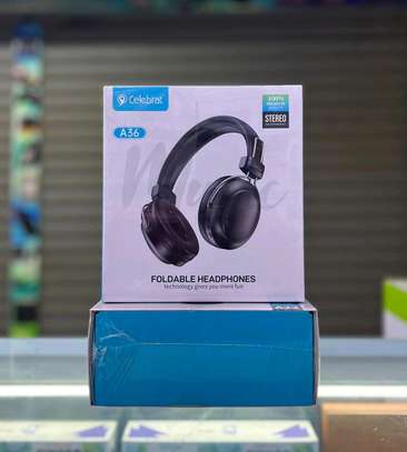 Celebrat A36 Foldable Headphones Crisp Stereo Sound image 3