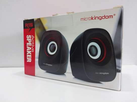 Microkingdom R15 Wired Desktop Speakers Multimedia Spea image 2