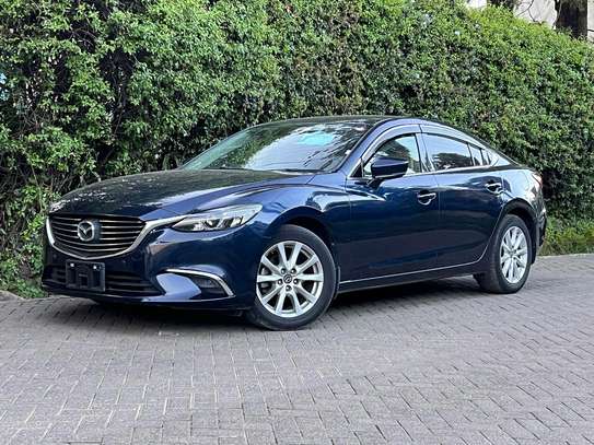 Mazda Atenza hybrid blue colour 2017 model image 1