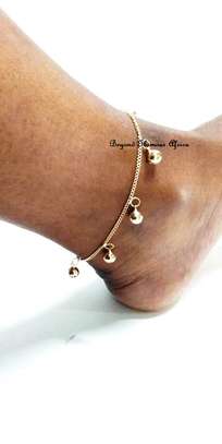 Womens Bohemian Gold Tone Anklet image 2