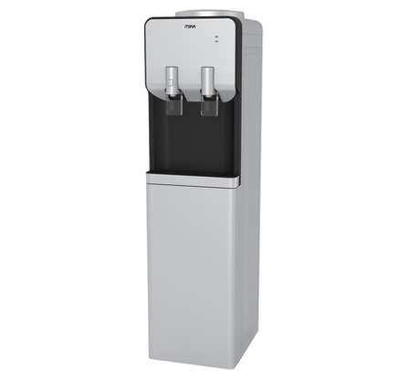 Mika Water Dispenser, Standing, Hot & Electric cooling, Silver & Black image 1