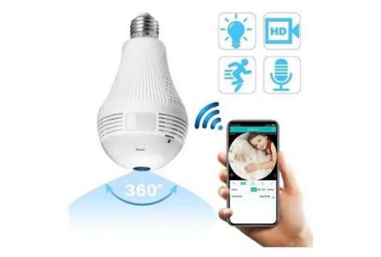 wifi smart nanny bulb spy camera image 2