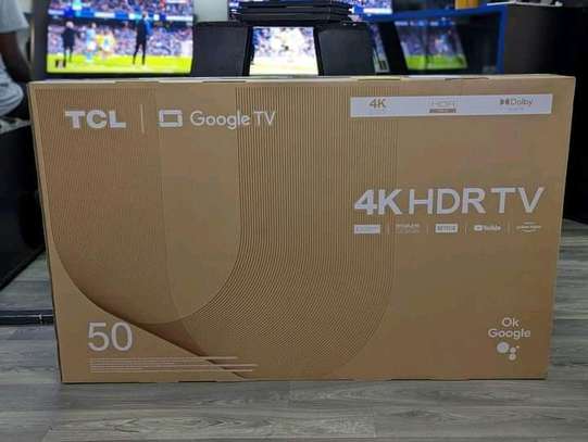50 TCL Google smart UHD Television - NEW image 1