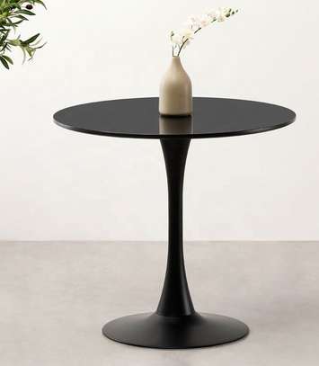 Office Table :  Round Marble Top Breakfast Coffee Table image 9