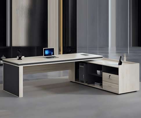 Office Desk: 2M Modern Elegance Office Desk image 6
