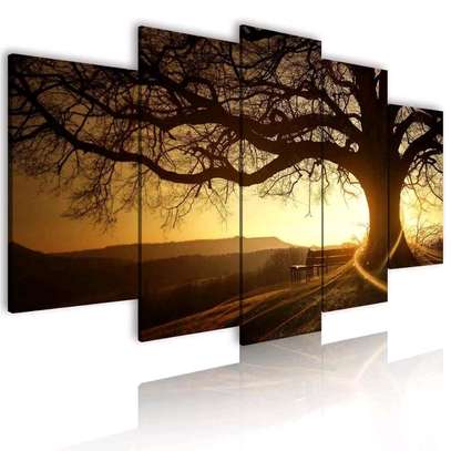 Sunset Tree landscape wall decor
(Ylm-bk-5p-0015) image 3