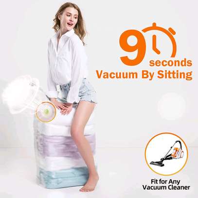 5pcs set No Pump Needed Vacuum Storage Bags image 2