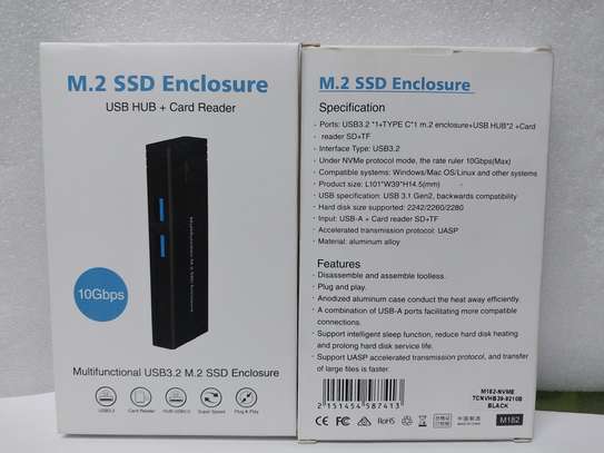 M.2 SATA SSD Enclosure Adapter Reader image 3