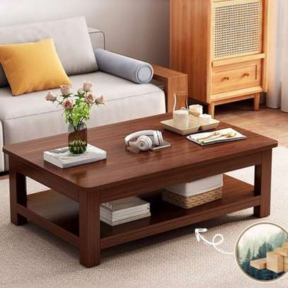 Coffee Table: Rectangle Mahogany Coffee Table image 1
