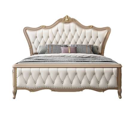 Modern Minimalist Luxury Wood Bed With Hidden Storage image 12