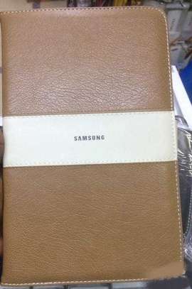 Samsung Logo Leather Book Cover Case With In-Pouch For Samsung Tab E 9.6 inches image 8