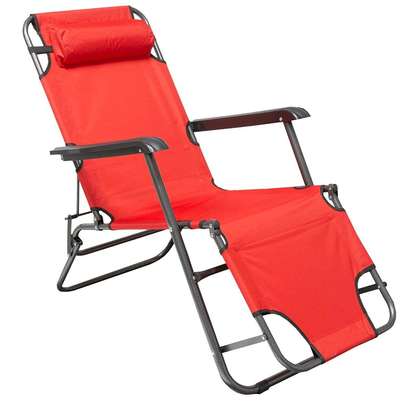 *2-in-1 Beach Lounge Chair & Camping Chair image 2