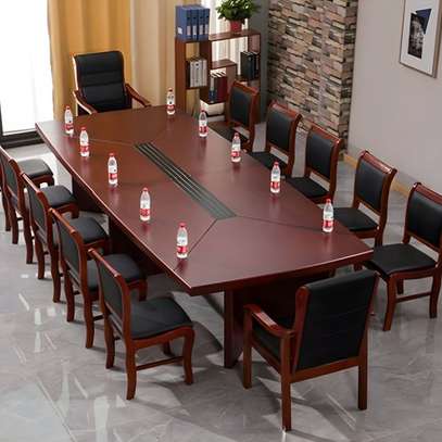 8 Seater Mahogany Boardroom Table image 7