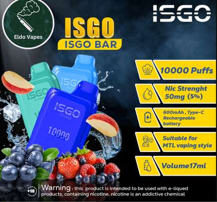 ISGO BAR 10000 Puffs Disposable Vape - Cherry Coke image 3