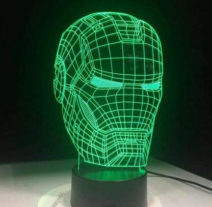 3D acrylic iron man light image 2