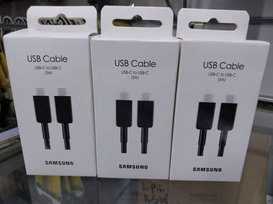 Samsung USB Type C to C Cable 1.5m 5A image 2