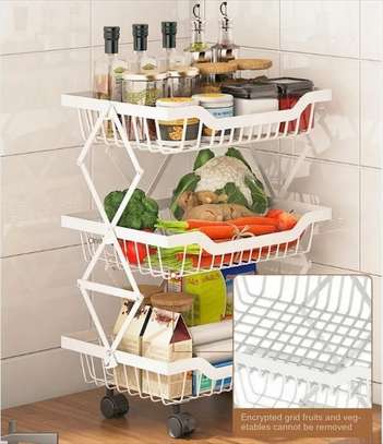 Multi-layer kitchen vegetable/fruit  shelf 5 Layer image 2